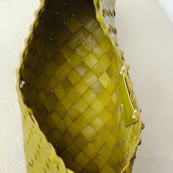 DRAGON DIFFUSION mini Rosanna leather tote bag in Bamboo Green New - Picture 6 of 10